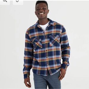 California Cowboy High Sierra Shirt in Duffy Plaid Size Large Shacket